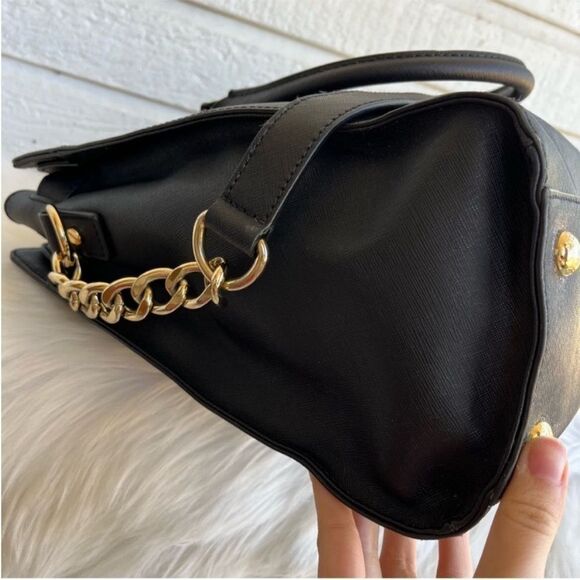 MICHAEL KORS Black XL Hamilton Laptop Shoulder Bag Jet Set Raven Mercer Voyager - Picture 10 of 12